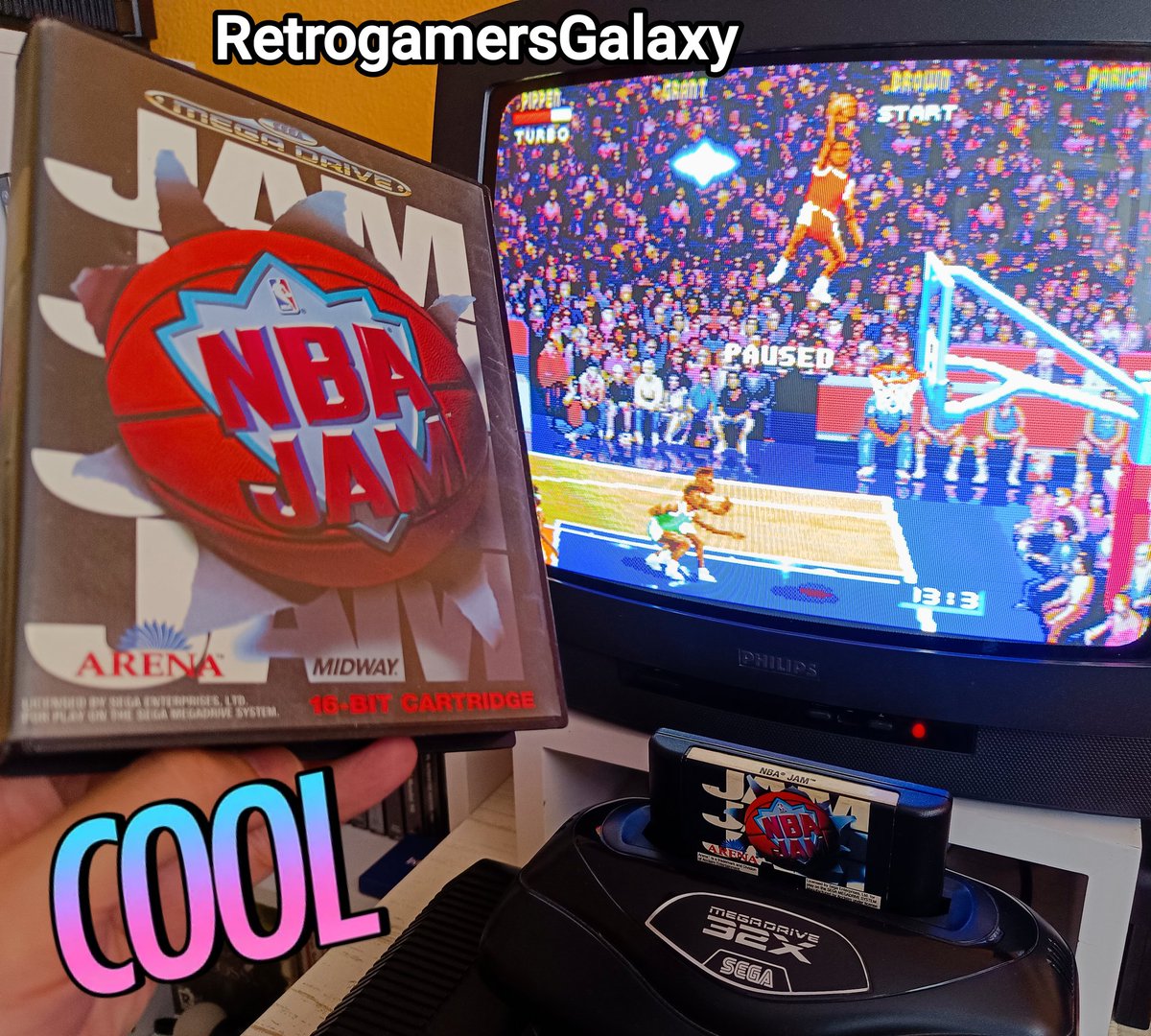 retrogamgalaxy's tweet photo. BOOMSHAKALAKA!
#NBAJam, #Acclaim, #Midway, #Sega, #Megadrive https://t.co/a0To7rV0Ad