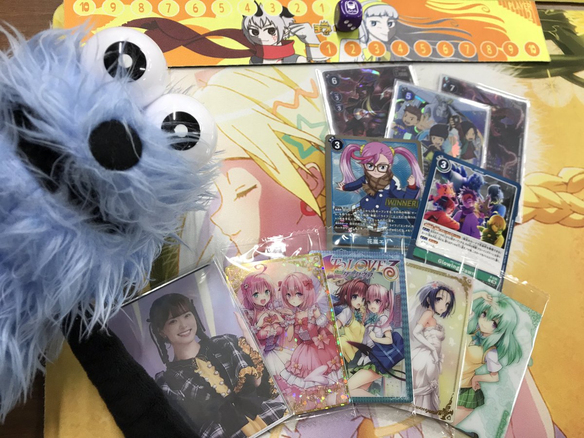 モンちゃん　ガルパン デジモンテイマーバトル優勝はぼんちゃんさんの紫ハイでした❗️ 優勝