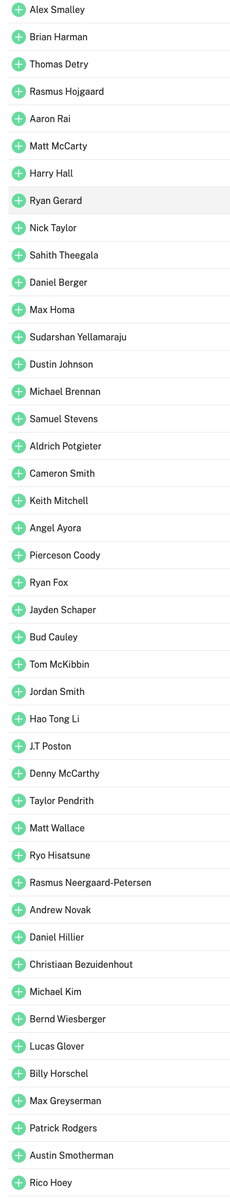 PADRAIG HARRINGTON TRACKER tweet media
