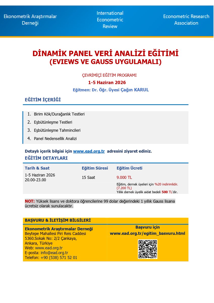 Econometric Res.Ass. tweet media