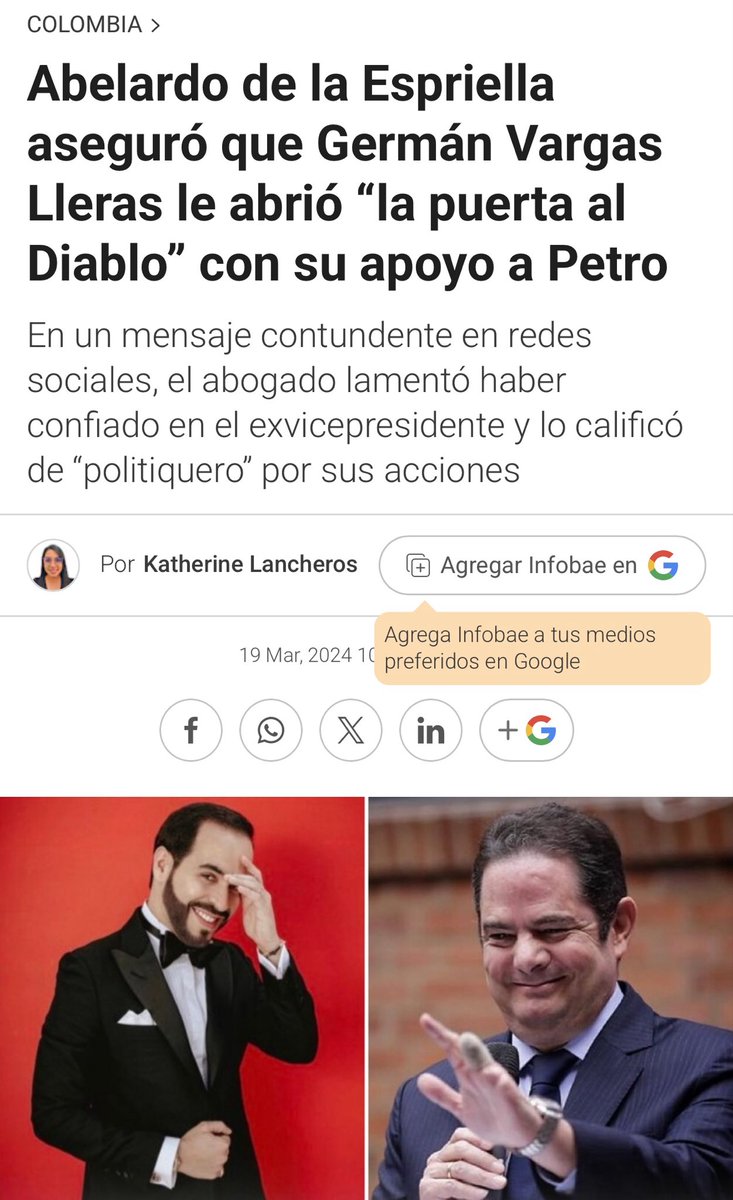 Cuando se trata de hacer política, ahí sí aparecen los discursos emotivos. Ahora vemos a Abelardo muy afligido por la muerte de Vargas Lleras, pero antes decía que él le había “abierto la puerta al Diablo” por apoyar a Petro. La coherencia también importa.