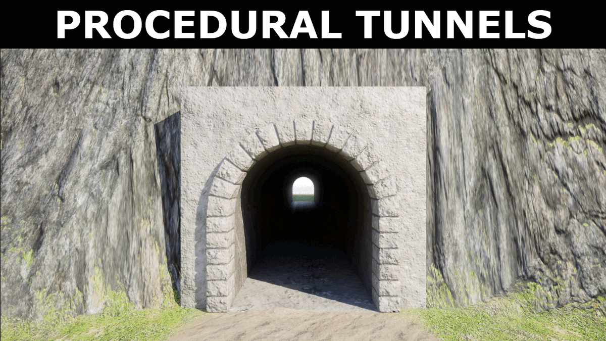 WSMGameStudio's tweet photo. https://t.co/OsxUZQpXZK
Procedural Tunnels for Unreal Engine.
Available on Fab!
#madewithunreal #madewithunrealengine #unrealmarketplace #UE #UE5 #gameasset #gameassets #unrealengine #unreal #gamedev #indiedev @UnrealEngine @fab https://t.co/2vFU7v3Qqd