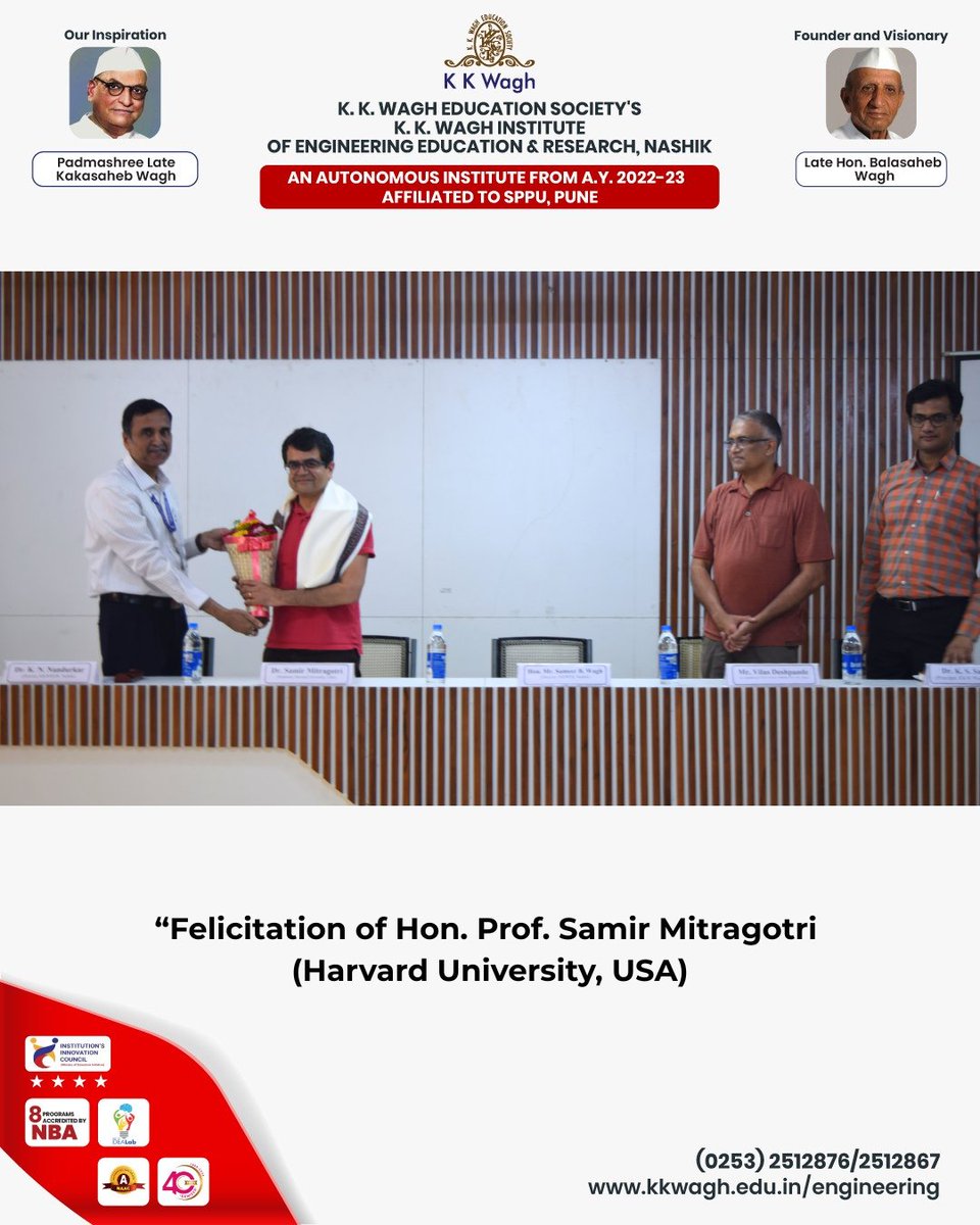 K. K. Wagh Institute tweet media