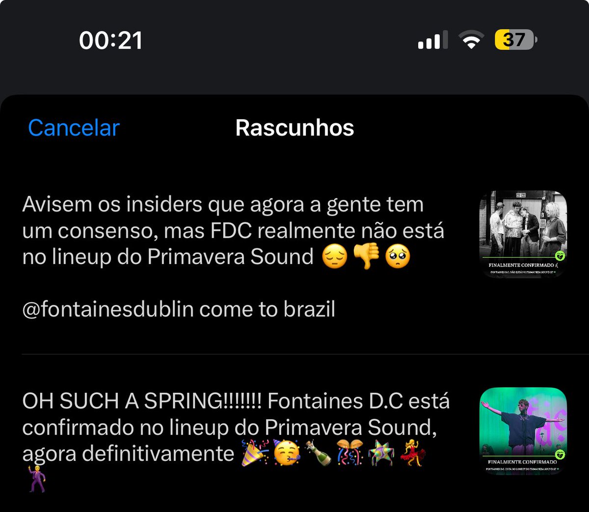 Acervo Fontaines DC tweet media