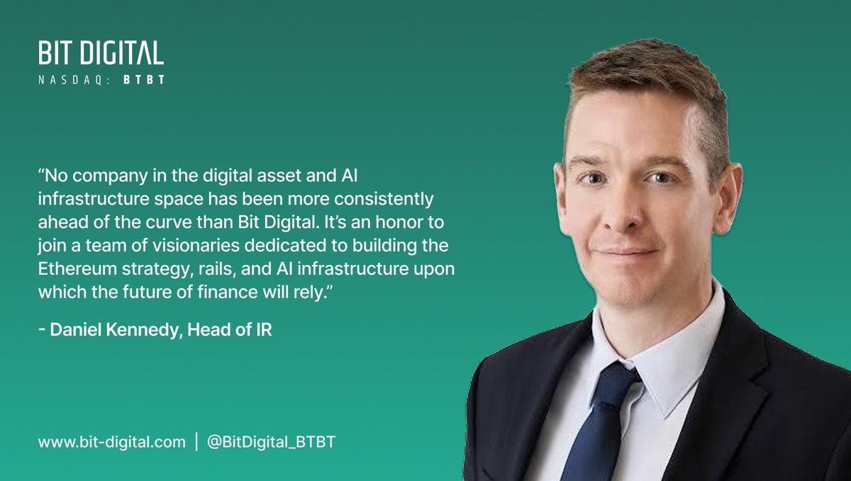 Bit Digital, Inc. NASDAQ:BTBT tweet media