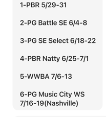 CarterD2027's tweet photo. Good morning!  This is by schedule for Summer ball! https://t.co/B07ORfoQI2