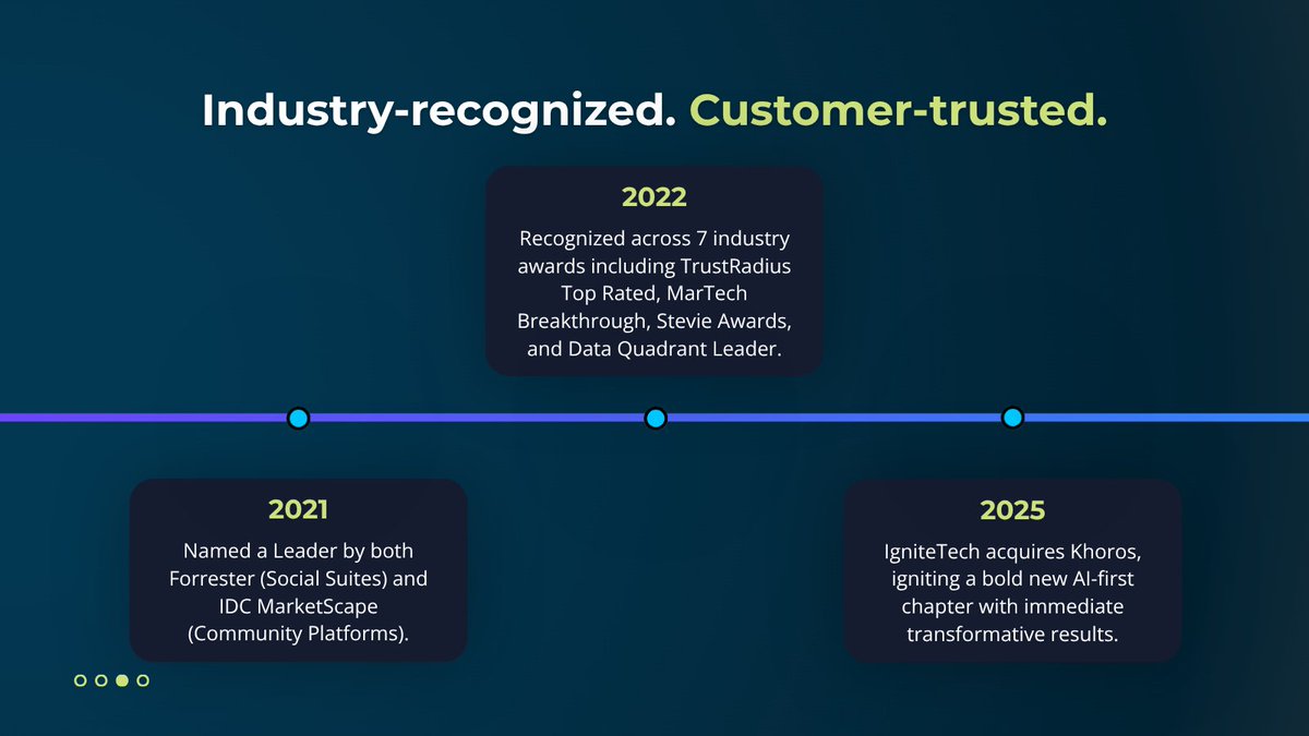 Khoros's tweet photo. Khoros has spent 25 years building the bridge between community and social.

Aurora AI and Iris® AI bring that same idea into the AI era.

Community. Care. Social. Analytics. Connected.

🔗 https://t.co/njSune5CCJ https://t.co/apAunK02v6