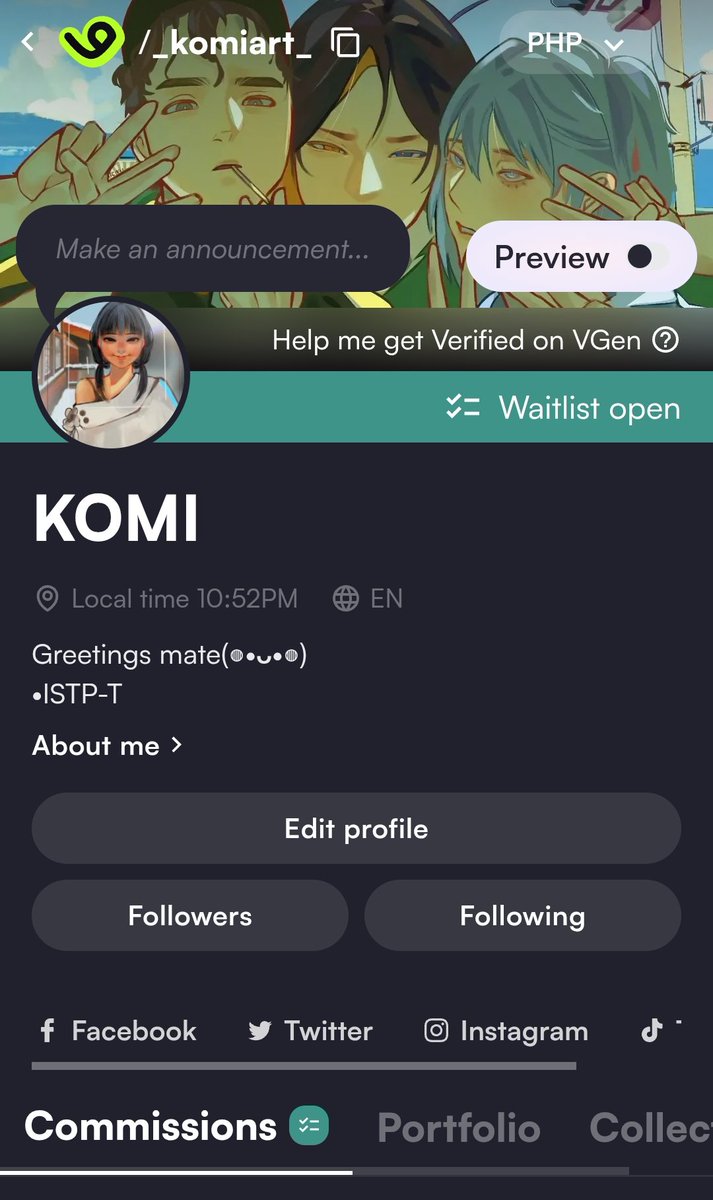 Komi Arts | VGEN OPEN tweet media