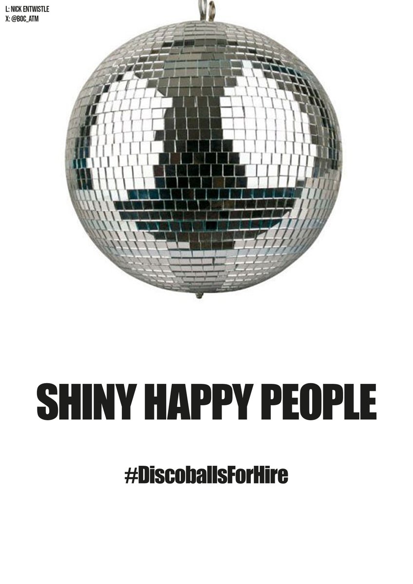 BOC_ATM's tweet photo. My fourth poster in response to today's @OneMinuteBriefs creative challenge to advertise #DiscoBalls https://t.co/Tj928kKZqS