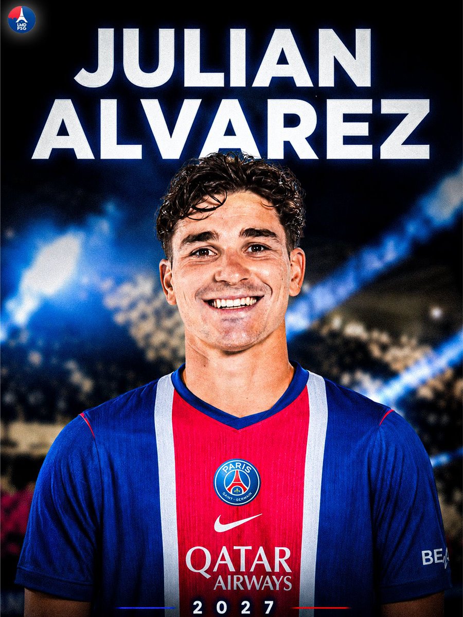 LMDPSG's tweet photo. 🚨 Le PSG a jeté son dévolu sur Julián Alvarez et est prêt à tout pour le recruter. 👀🇦🇷

Luis Enrique veut absolument l’international argentin ! ❤️💙

🗞️ @gastonedul https://t.co/V9wZQVze64