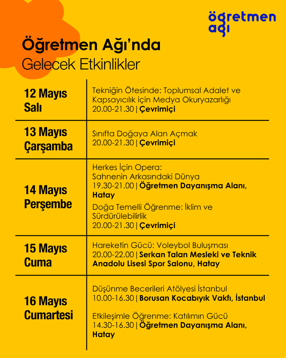 Öğretmen Ağı tweet media