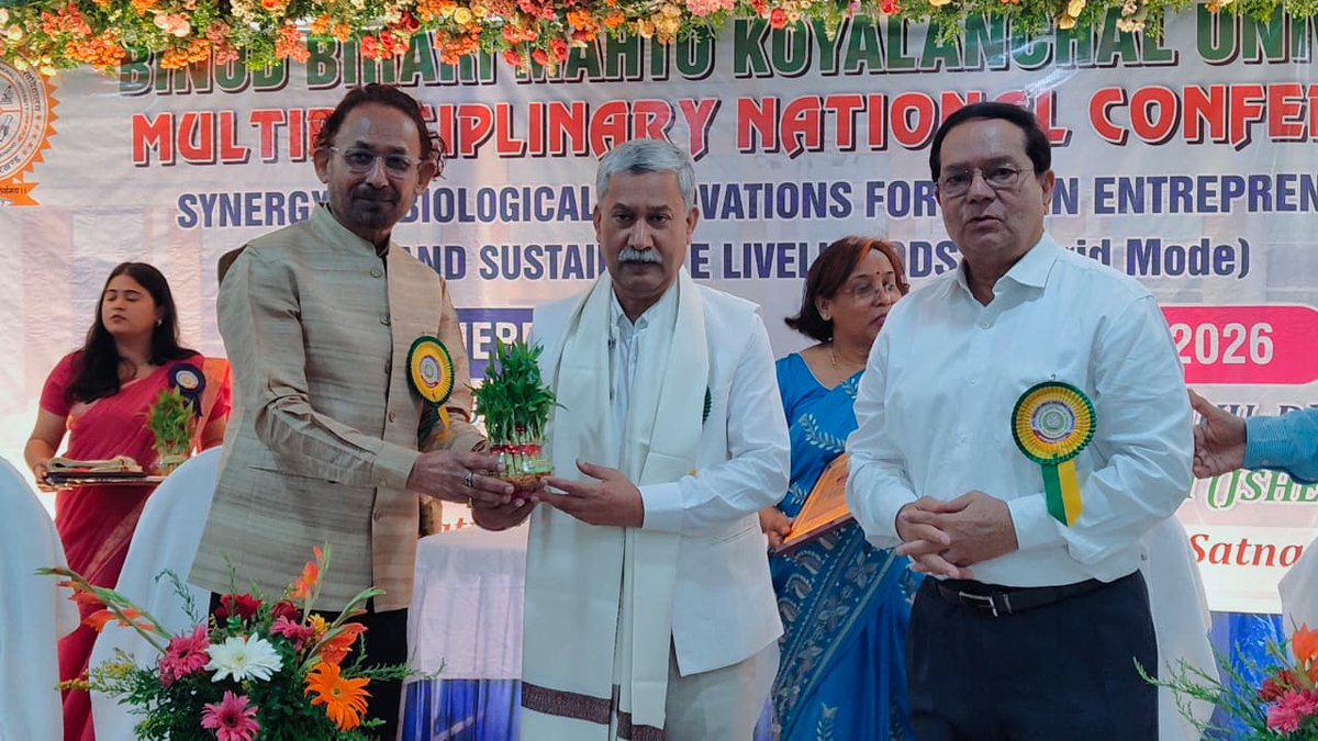 BINOD BIHARI MAHTO KOYALANCHAL UNIVERSITY tweet media