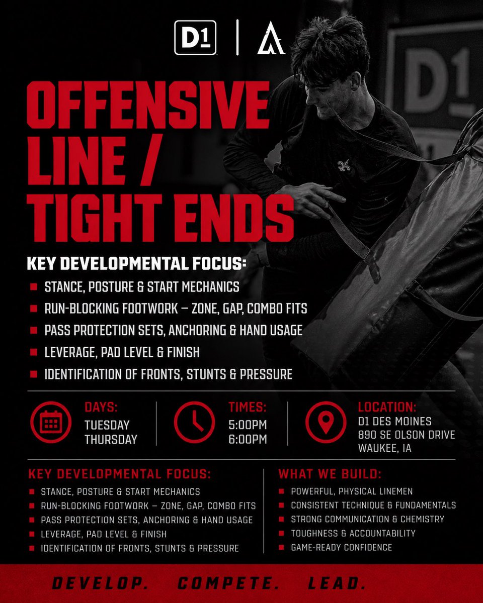D1 Football Apex Academy tweet media