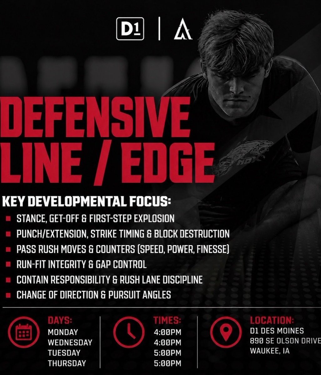 D1 Football Apex Academy tweet media