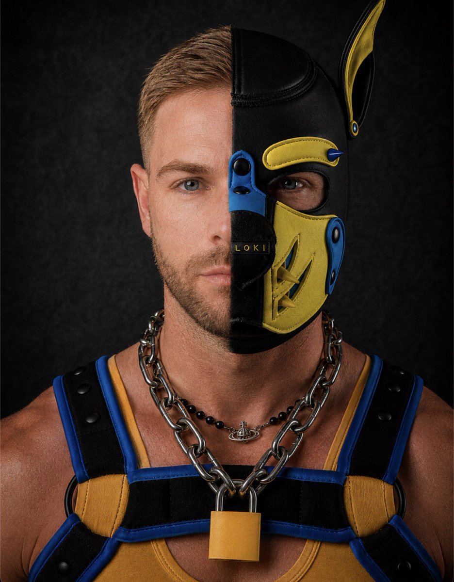 The human behind the pup. Sometimes its hard to be your authentic self in some spaces. Our community should be build on consent and respect. Despite what someone wears always ask for consent before touching or interacting physically as there is a person behind the kink.