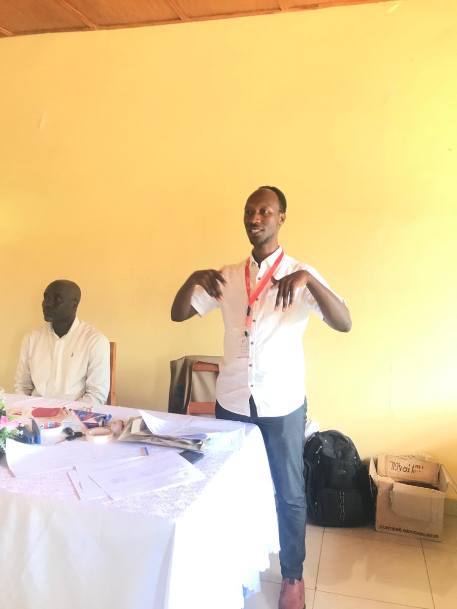 pfrwanda's tweet photo. Happening now : The clinical supervision was officially opened by  Head of Programs  Bigabo Felix, who welcomed participants and reflected on Rwanda’s history and its commitment in heliping affected populations including refugiee @RefugeesRwanda @RwandaEmergency @ngaruyinka https://t.co/uwc6xkZxaf