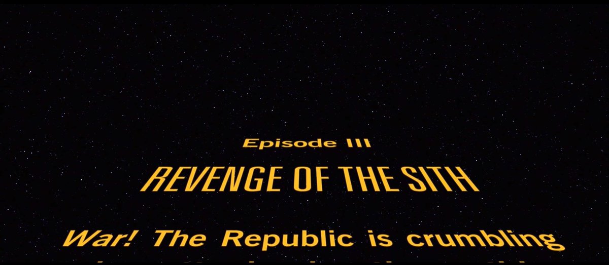 Ironically you can also do the exact opposite and skip only Episode II. Then you see Anakin being made a padawan at the end of TPM and Boss Nass shouting "Peace!" only to have the very next Episode immediately begin with "War!" leaving the viewer to wonder "oh no...what