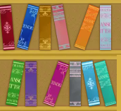 the header on sideM 11th stage's website shows 12 books, each representing a story in the transcendent t@les series

the very last book... it's emerald green...