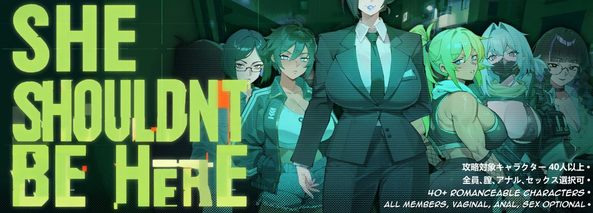💙The support page for <<She Shouldn't Be Here>> is LIVE now!💙
If you have a taste for suspenseful, eerie erotica👻—and if tall women and monster girls😋 are your thing—please consider supporting our journey.
👉 https://t.co/Heqra8D5BA
In this game, you play as a survivor trapped in a city gripped by a mysterious catastrophe. Every night, someone will come to your door pleading for help. You must be vigilant: are they truly human, or are they "Alternates"? You hold the power of life and death in your hands. Of course, you can also choose to pursue a romantic (or carnal) relationship with them... even if you know exactly what they really are
Beyond the indoor inspection system, the game features an exploration mode🏙️. Venture out into the perilous city at night to battle physical manifestations of towering urban legends. Defeat them, "consume" them, and choose whether to aid or threaten the fellow survivors you encounter. The secrets behind the cataclysm will slowly unravel through your journey, and the ultimate conclusion rests entirely on your shoulders.
Our team is working tirelessly to ensure you get a thrilling, terrifying, and deeply engaging experience. We’ve already posted an article detailing the game's setting along with two exclusive NSFW CGs💙💙💙. There will be much more content in the future!

We are incredibly grateful for your support. Every bit of help means the world to us. Stay tuned—we can't wait to show you more!🫶🫶