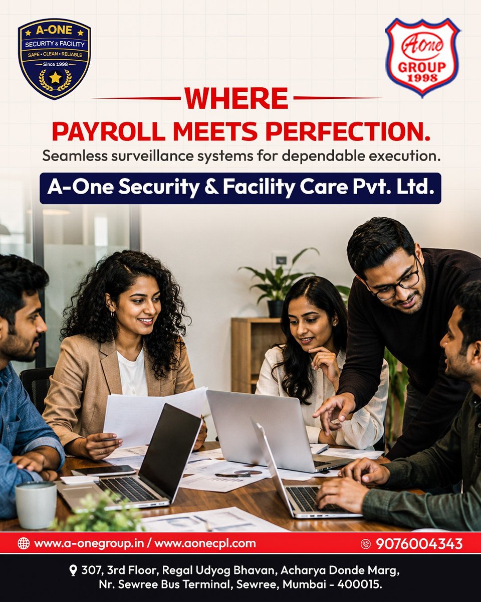 aonecaretaker's tweet photo. Where payroll meets perfection. 💼✨Reliable securit..For more info visit...https://t.co/1ckhROTQhe https://t.co/NeWu8PdFRc