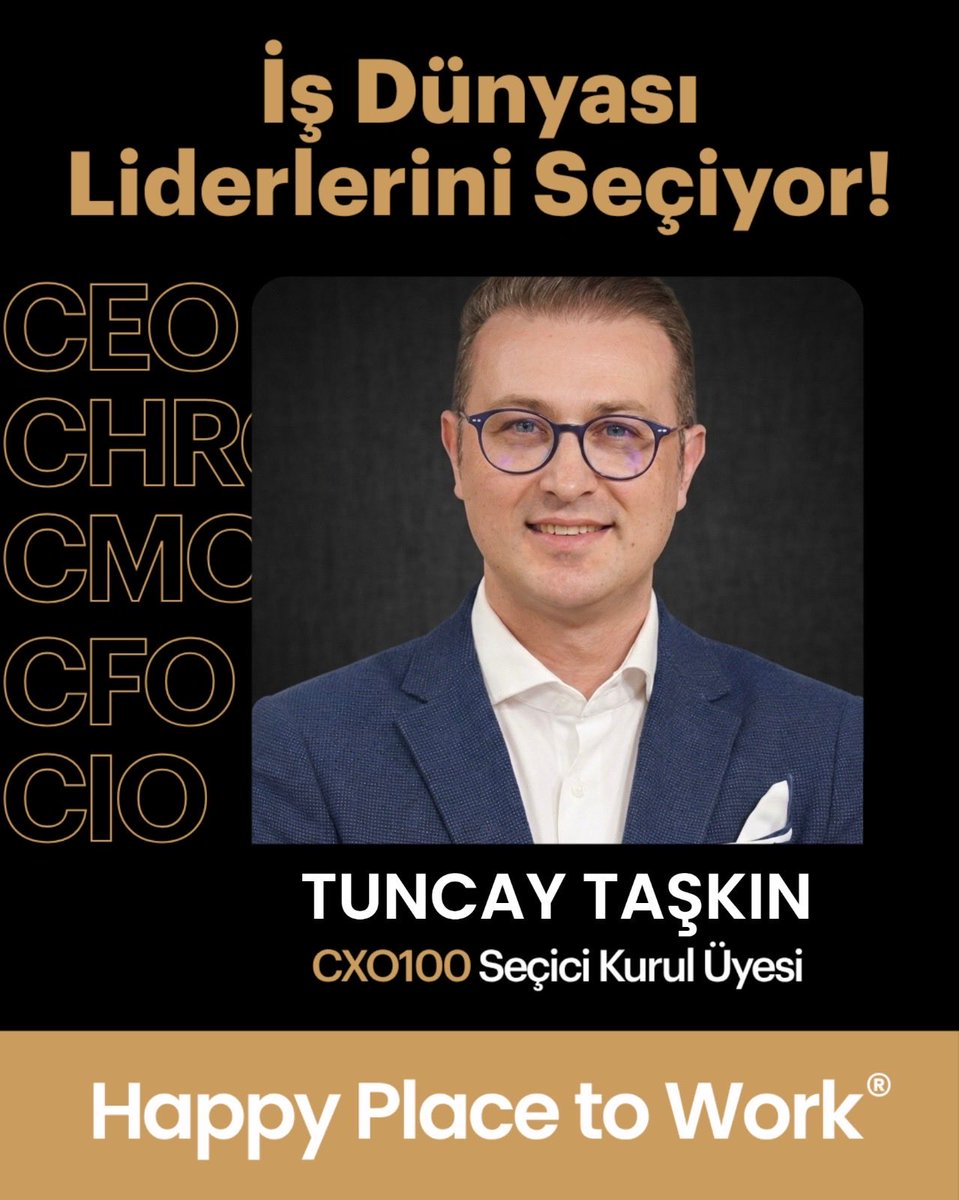 TuncayTaskin's tweet photo. Bu yıl da CXO100 Seçici Kurulu’nda yer almaktan mutluluk duyuyorum.
Türkiye’nin önde gelen liderlerini birlikte değerlendireceğiz. https://t.co/Ac1gk1xnnU
