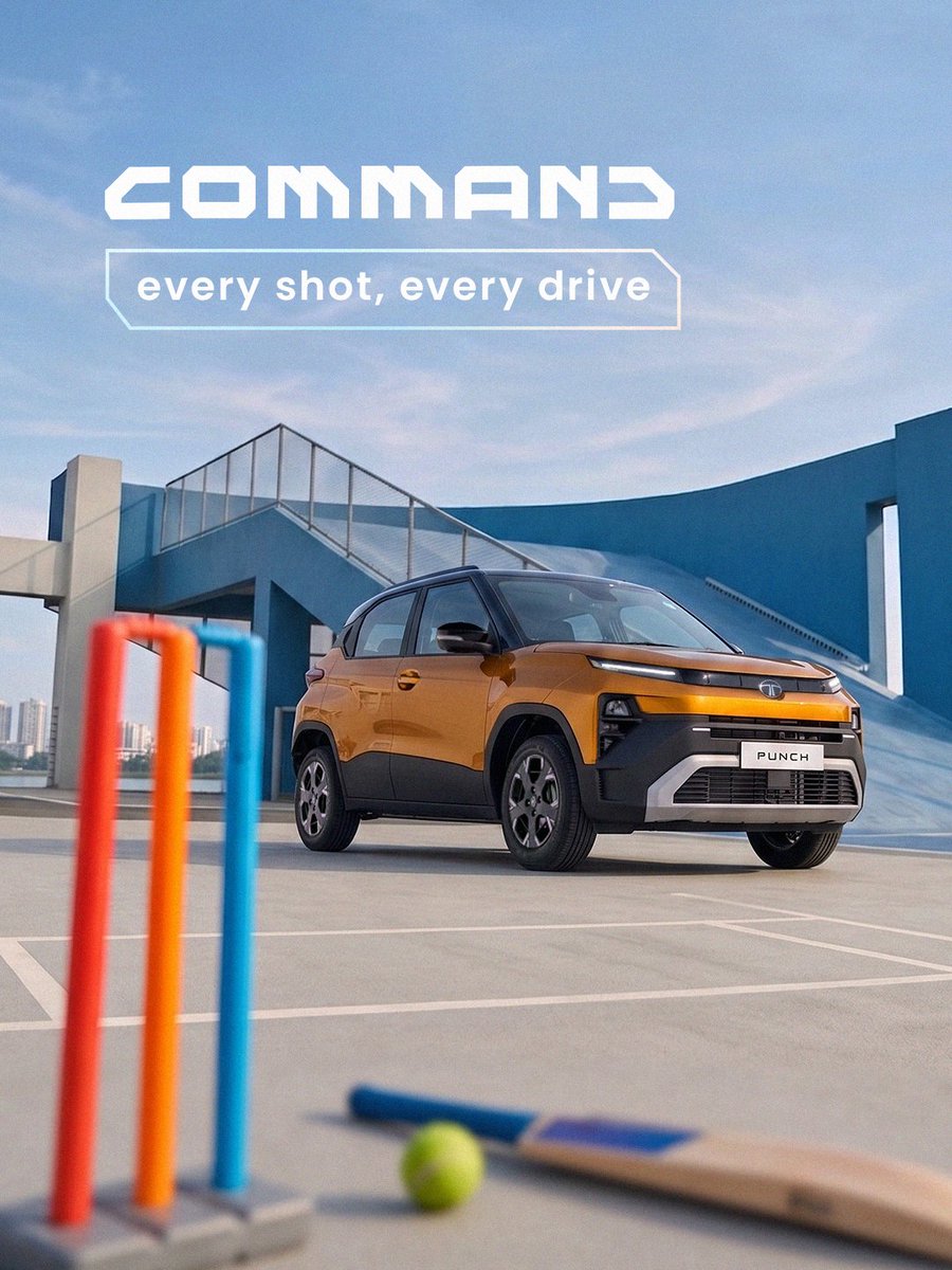 TataMotors_Cars's tweet photo. However you play it, make sure you’re in Command!
#TataMotors #TataMotorsPassengerVehicles #TataPunch #NewPunch #CommandWithPunch https://t.co/AJQx3Cvhl6