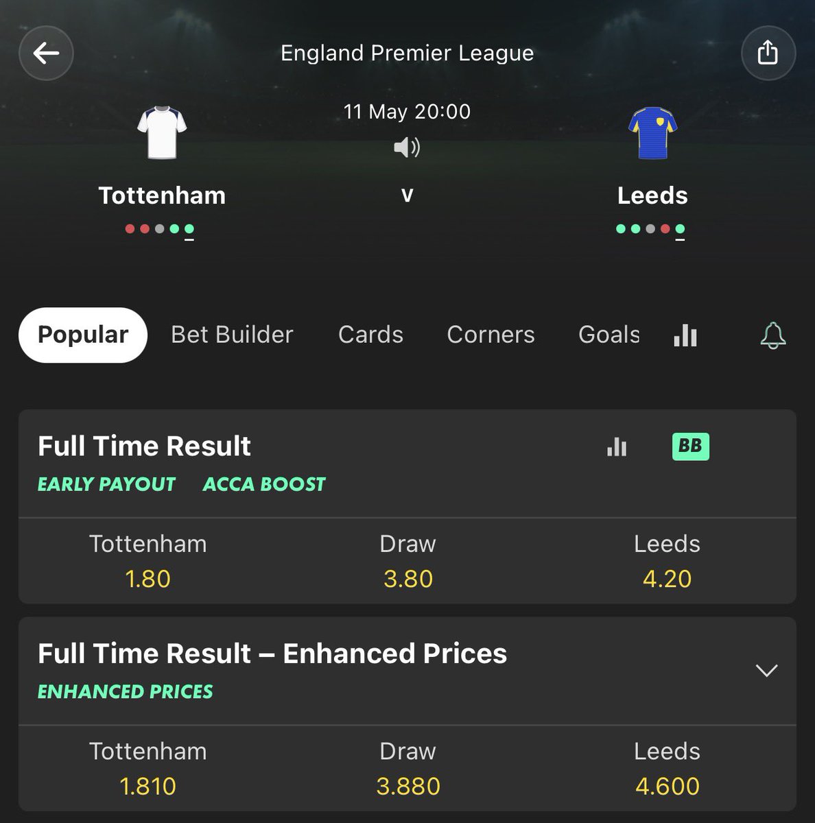 Baker’s Betting Tips👨🏼🍳 tweet media