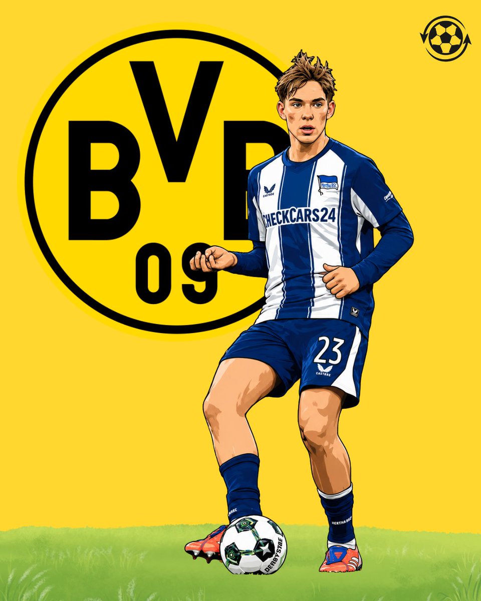 DeadlineDayLive's tweet photo. 🚨 Borussia Dortmund are currently leading the race to sign Hertha Berlin wonderkid Kennet Eichhorn this summer.

The Bundesliga side have already held talks with the 16-year-old’s representatives and family.

Although several top clubs are monitoring the youngster, Dortmund’s reputation for developing elite talent before they make the leap to Europe’s biggest clubs is seen as a major pull.

The paths of Jude Bellingham and Erling Haaland are being viewed as prime examples.

(Source: @BILD)