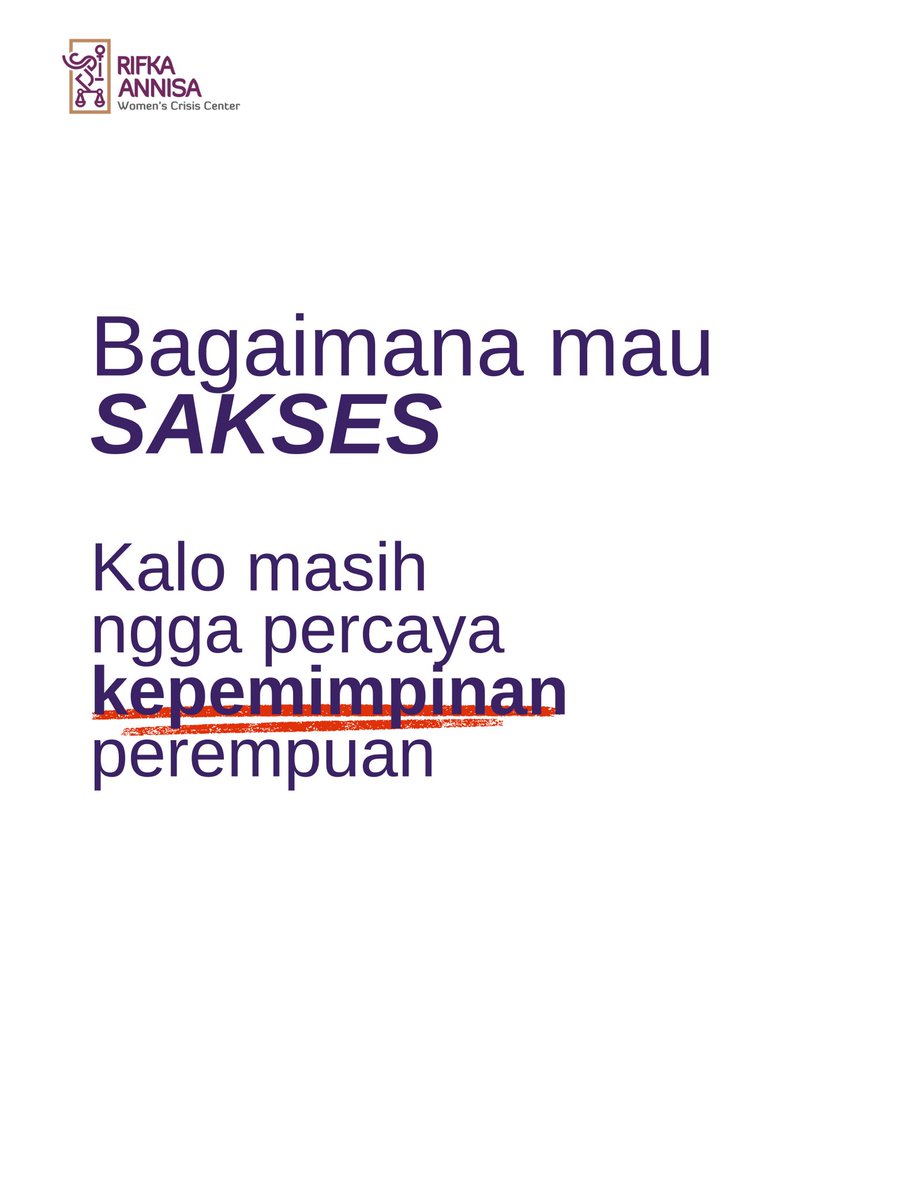 Rifka Annisa Women's Crisis Center tweet media