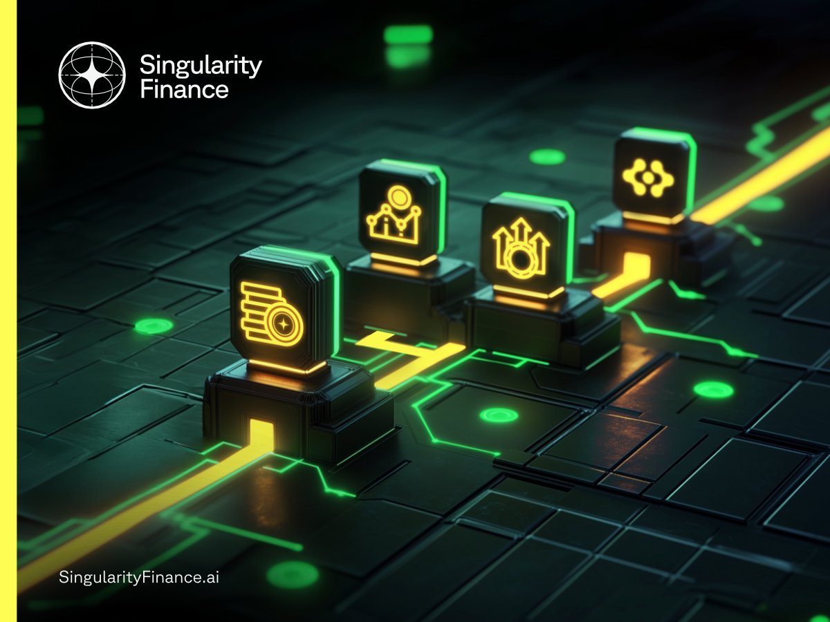 Singularity_Fi's tweet photo. Building the world's first AI-native blockchain is only half the equation. The other half is financial infrastructure.

Let me explain..👇

@ASI_Alliance's ASI Chain solves the computational challenges of decentralized AI. MeTTa Kernel enables concurrent agent execution, Byzantine fault-tolerance provides security, and sharded consensus delivers scalability.
But computation alone doesn't create an economy.

Economic activity requires financial rails. AI agents need to transact, allocate capital, manage risk, and optimize returns. Researchers need funding mechanisms. Developers need monetization strategies. Users need investment opportunities.

Traditional DeFi wasn't designed for AI economies. Current protocols assume human decision-making, manual optimization, and centralized risk management. They work for token trading, not autonomous agent coordination.

SFI bridges this gap by building financial infrastructure specifically designed for @ASI_Alliance and AI-driven economies. Not just DeFi tools that AI can use, but financial systems designed around how AI actually operates.

Consider the requirements: AI agents need non-custodial trading capabilities, automated portfolio rebalancing, predictive risk management, and cross-protocol yield optimization. They need these services to work at machine speed with machine precision.

Human-designed financial tools introduce friction that AI doesn't need. Complex interfaces, manual approvals, emotional safeguards - all barriers to AI efficiency.

SFI removes this friction through AI-native design. Programmatic interfaces, automated execution, algorithmic risk management, and intelligent optimization. Financial tools that work the way AI thinks.

The integration with ASI Chain creates something unprecedented: a complete AI economy stack. ASI Chain provides the computational substrate, SFI provides the financial layer, and together they enable entirely new categories of economic activity.

Autonomous agents can launch startups, manage investment funds, optimize global supply chains, and coordinate resource allocation across industries. The financial infrastructure enables the computational capabilities to reach their full economic potential.

This isn't about making DeFi more AI-friendly. It's about reimagining finance for an AI-native world.

When every economic decision can be optimized algorithmically, when every transaction can be executed at optimal timing, when every portfolio can be rebalanced in real-time - that's when the AI economy truly begins.

ASI Chain plus SFI equals the foundation for that economy.

Building the computational future requires building the financial future simultaneously.
