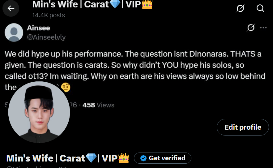 changed my twitter header to remind MYSELF and my OT13/Carats moots to do better😭😭😭

ps; free publicity for you.
