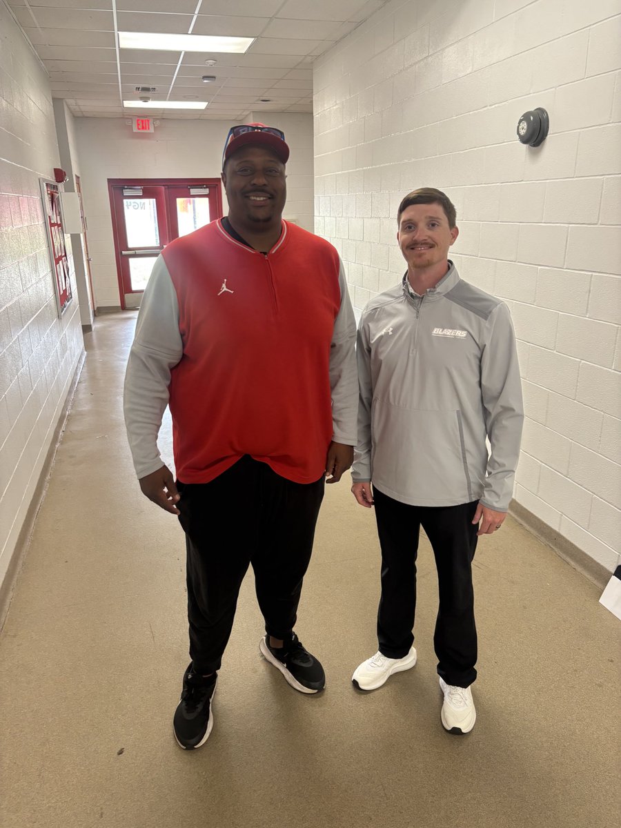 PokaAthletics's tweet photo. Thank you Coach Jones  UAB for stopping by POKA U!  @coach_Jones_1 @LoachapokaAD @coachbhall76  #pokapride #pokafootball https://t.co/P9i2n5d1jc
