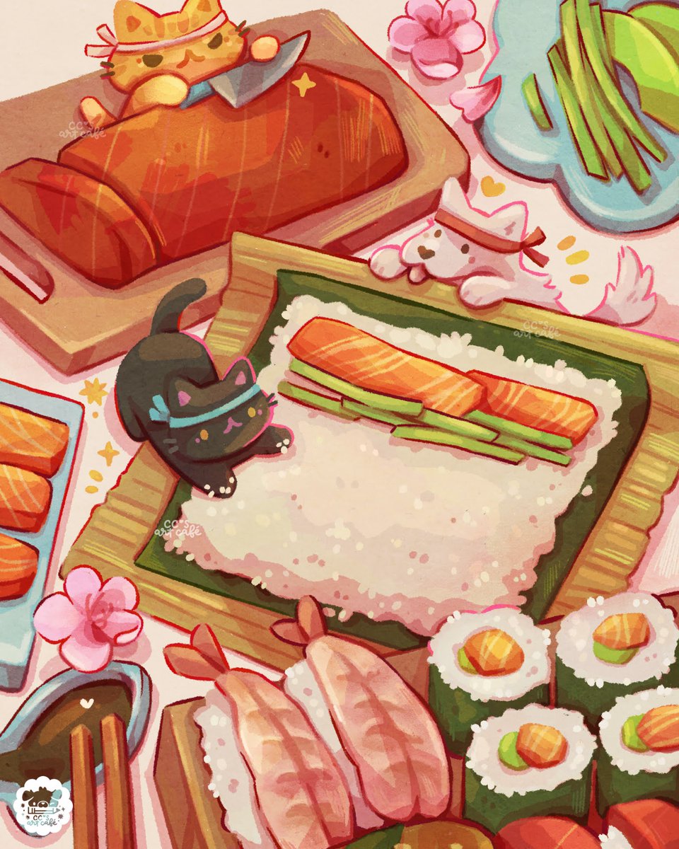 A lil feast 🍣🩷
