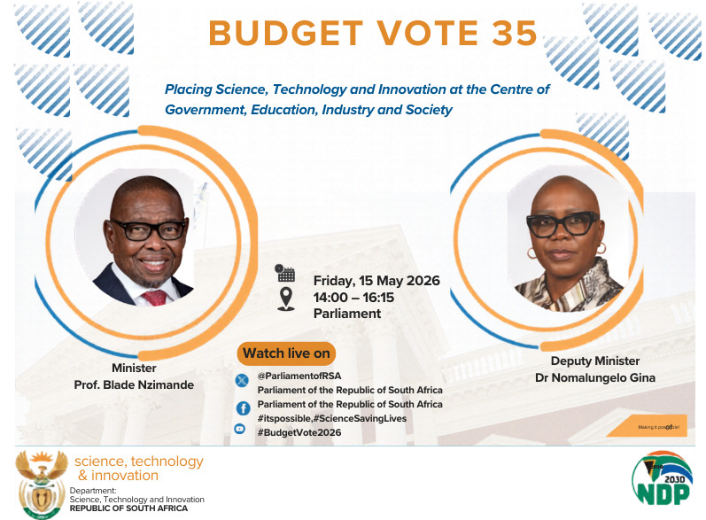 DEPARTMENT OF SCIENCE,TECHNOLOGY & INNOVATION tweet media