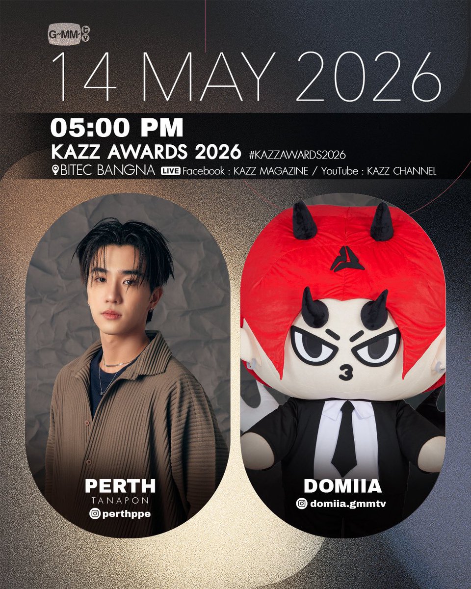 dreamer_j23's tweet photo. 스케!! 🤗🖤😈
5월 14일 KAZZ AWARDS 2026 19시(🇰🇷)
#PerthTanapon #KDPPE
#DOMMIA https://t.co/UVVm373FJ3