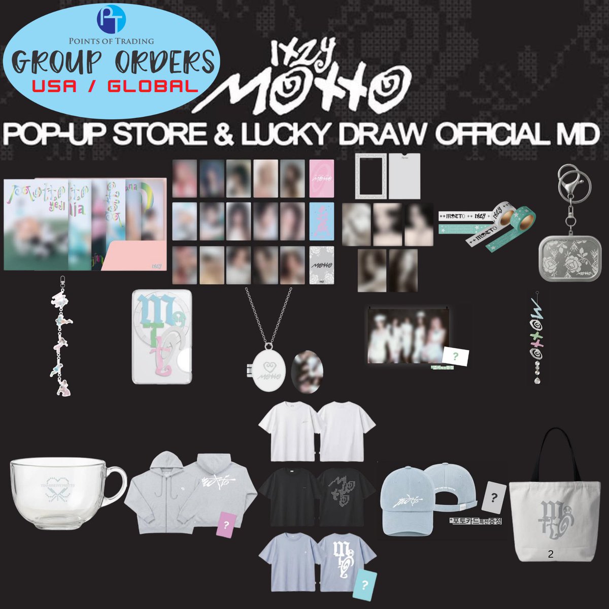 pointsoftrading's tweet photo. 📜USA/WW Group Order
👑ITZY Motto Merchandise
💸Price: $6-89
🗓️Deadline: May 16, 2026 23:59 PST
📄Form: https://t.co/fSRGrOM0E1

#ITZY #MIDZY @ITZYofficial #ITZY_Motto #ITZY_POPUP #ITZY_Motto_POPUP https://t.co/6RFlO3tMVb