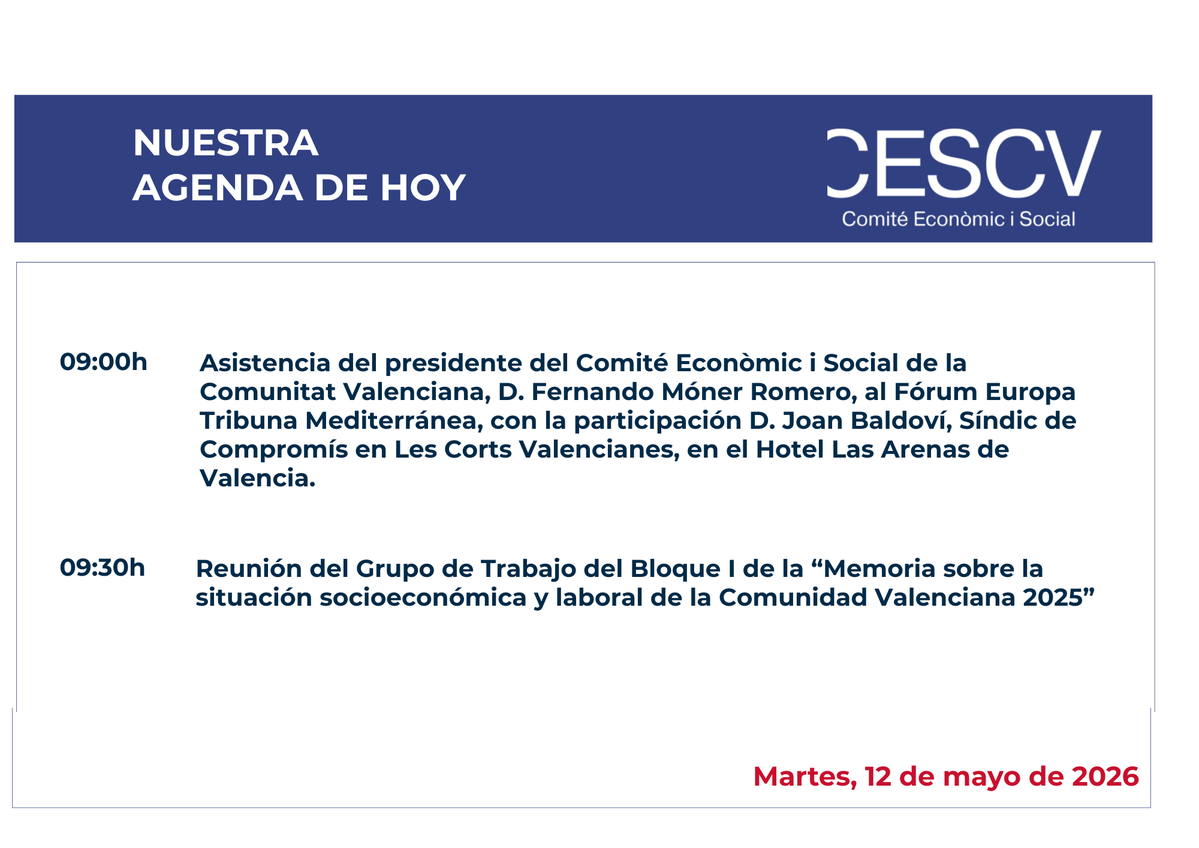 Comité Econòmic i Social Comunitat Valenciana tweet media