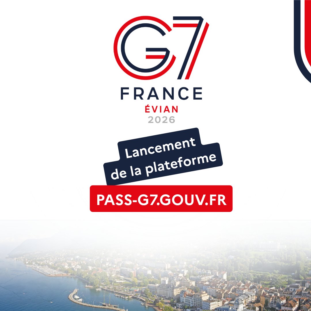 Image de Préfète de la Haute-Savoie - #G7Evian2026 C'est aujourd'hui qu'ouvre la plateforme pour demander un PASS afin de circuler dans ce