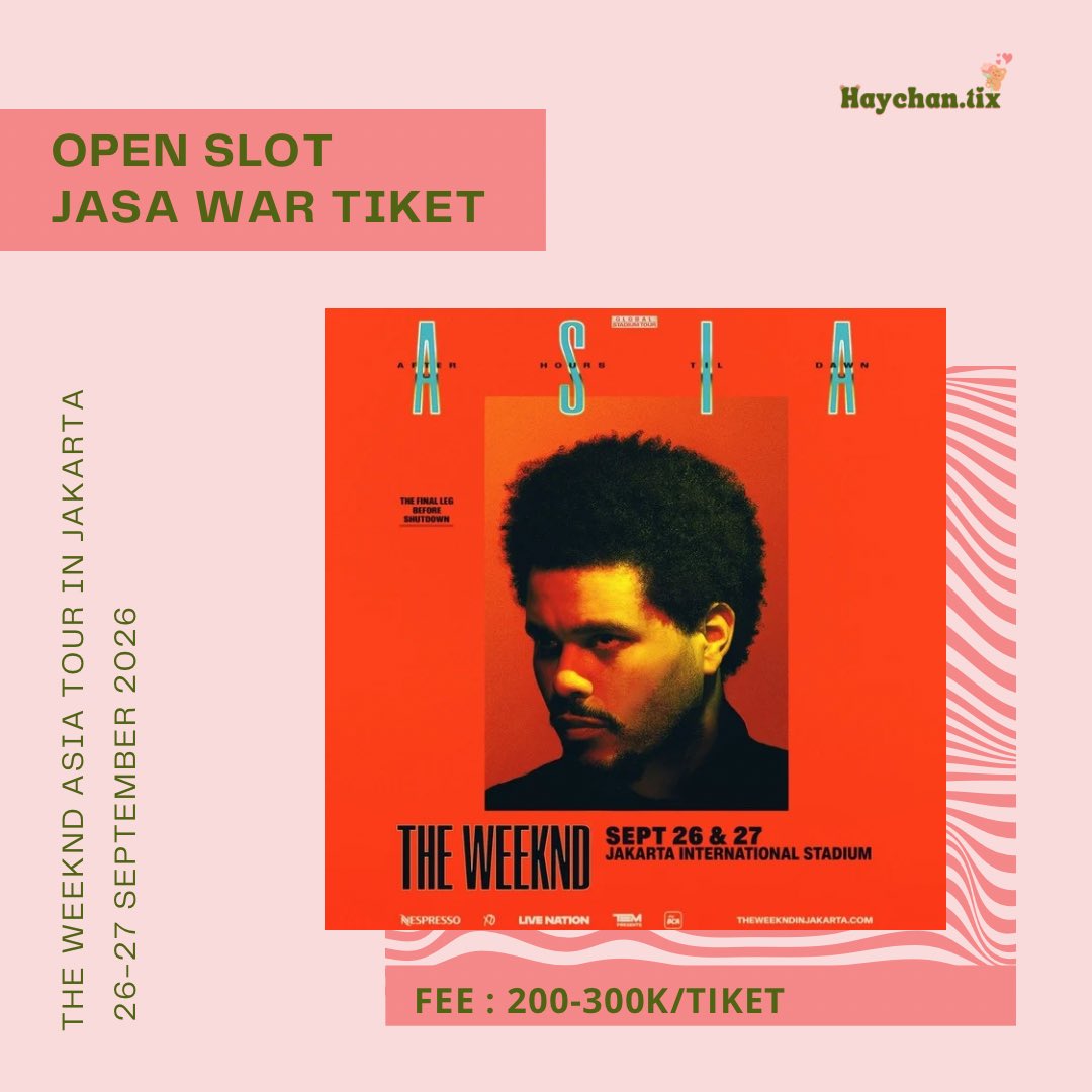 dew | JASWAR JASTIP TIKET KONSER tweet media
