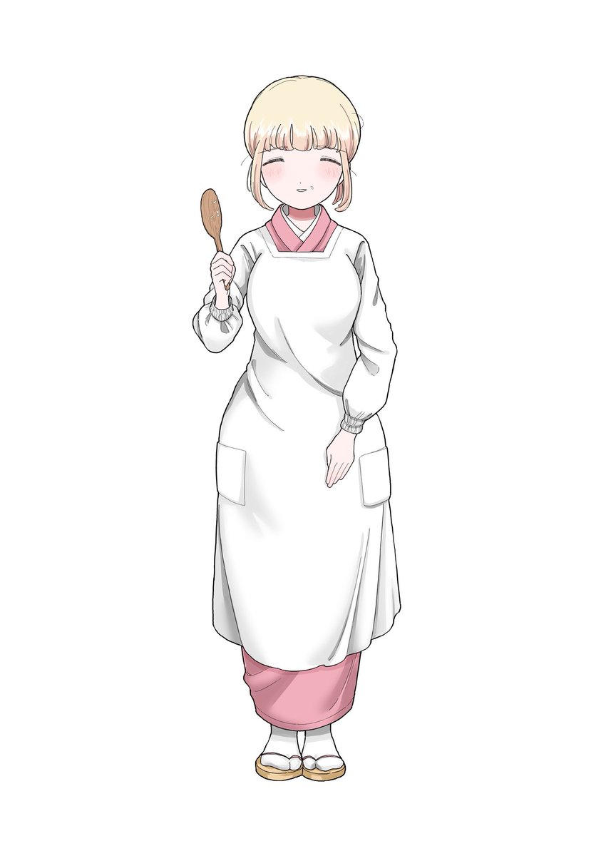 ＼#もちづきさんコラボカフェ 2026／
キービジュアル描き下ろしイラストご紹介💥💥
━━━━━━━━━━━━━━━━
その②割烹着もちづきさん🍚
━━━━━━━━━━━━━━━━

東京開催ご予約は
《5/14（木）19時》より開始です😋🍚✨
👇
mochizukisan-2026.hakusensha-cafe.com/tokyo/reserve.…