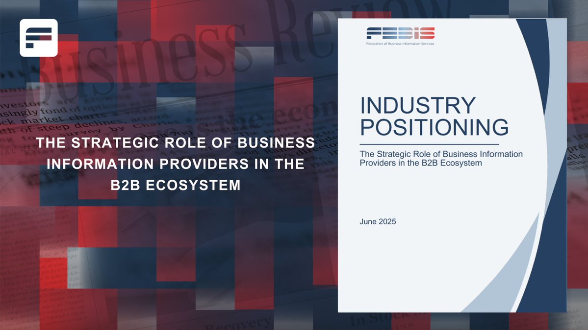FEBIS- Federation of Business Information Services tweet media