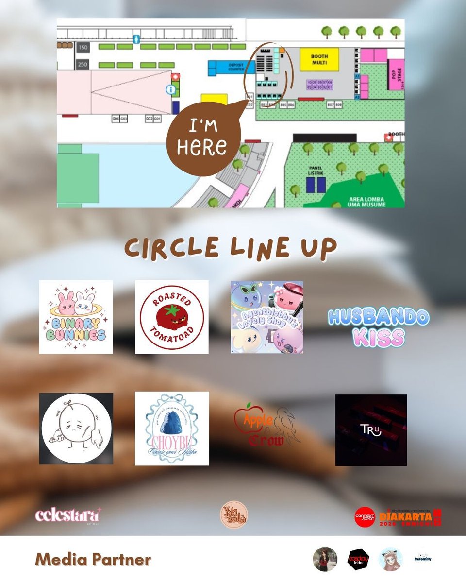 _celestara's tweet photo. 🌟 Our circle (merch) booth is waiting for you!

Complete the stamp rally → earn x60 diamonds 💎
Catalog & stamp rally info coming soon!

Take a look at LADS fan merch and other fandom merch (⁠♡⁠ω⁠♡⁠ ⁠)⁠ ⁠~⁠♪ 

#LoveAndDeepspace #WhereHeartsComeHome #IdolEventFanmeeting #Celestara #Djakartaennichi