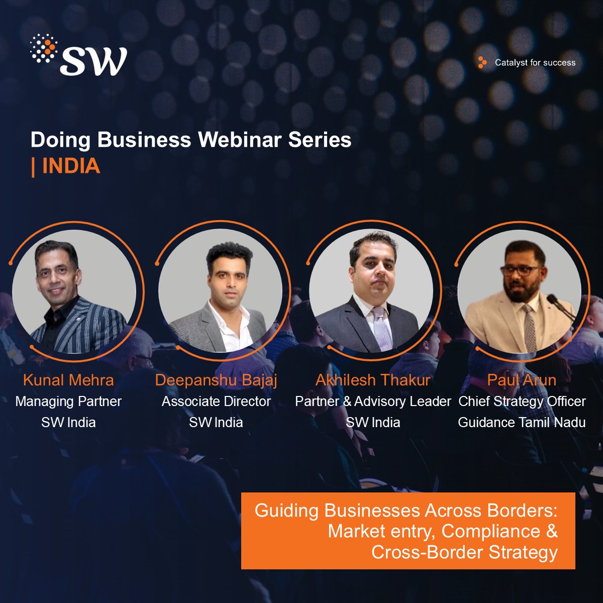 SW_Intl's tweet photo. [#DoingBusinessWebinarSeries] Webinar on doing business in #India bringing experts from SW India &amp; Guidance Tamil Nadu, covering tax &amp; regulatory landscape, Income Tax Act 2025, data privacy reforms, and investment opportunities in Tamil Nadu. https://t.co/oYQPyosO2c https://t.co/jLG6PAFNyY