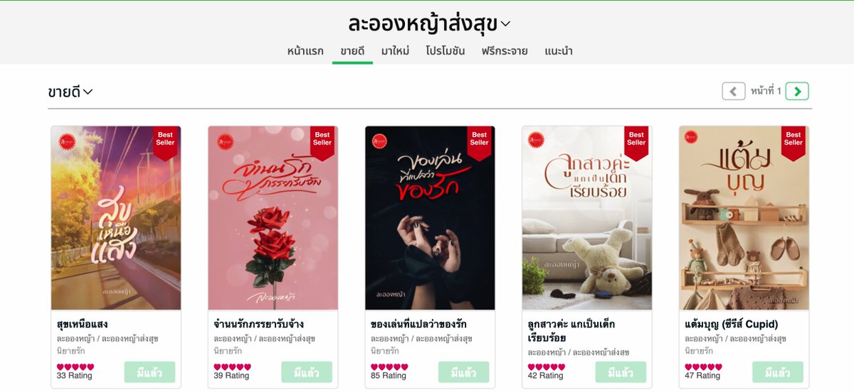 ละอองหญ้า นักเขียนนิยาย tweet media