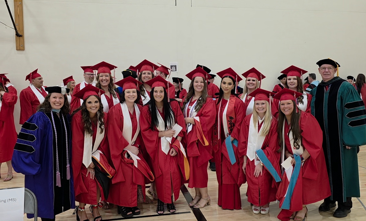 MSUMSNHL's tweet photo. Congratulations to our MSN and MHA graduates! What a joy to celebrate your achievements alongside Dr. Jim Sterling and Dr. Alicia Swanson at commencement. Wishing you continued success as you lead, serve, and make a difference—we are so proud of you! https://t.co/TFLegnHdgX