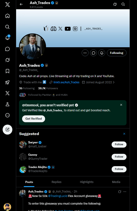 0xvmsol's tweet photo. @_Ash_Trades_ @TradingLucid done
@srahda435034 @usuajly @Seimint_today https://t.co/kQuuEyDqhs