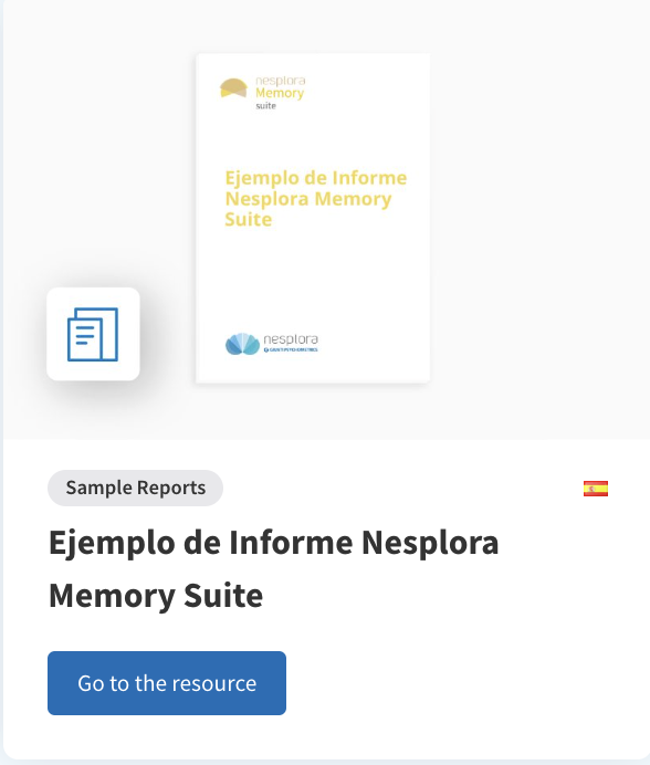 Nesplora's tweet photo. 🔽 📄 Descarga un ejemplo de informe en este link haciendo clic en "Sample reports":

https://t.co/IBUS3RCrfH https://t.co/vLvcA3gQA9