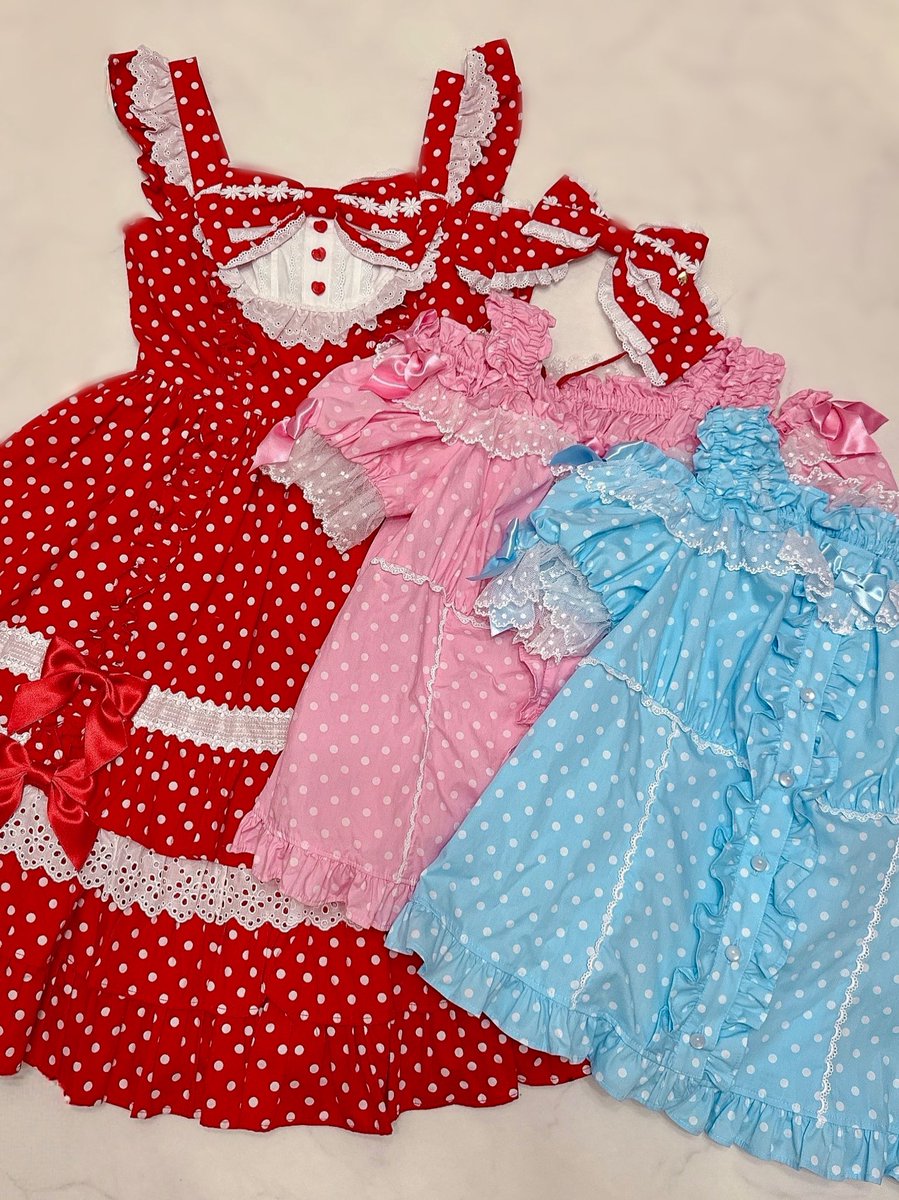 Angelic Prettyでの最近の購入品❣️ ドット祭り😂😂Sugarフリル