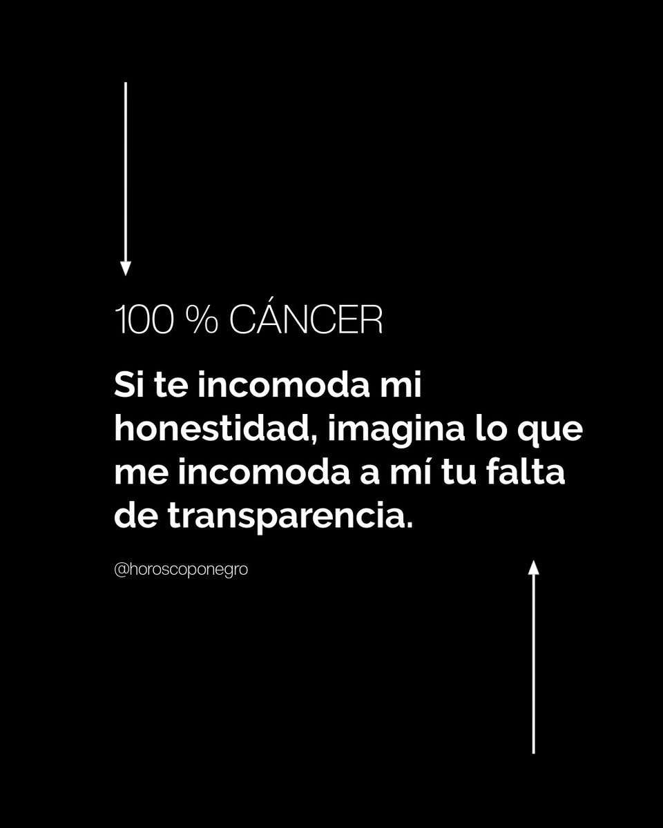 cancer_hn's tweet photo. Tu signo sin filtros. Directo al grano. 🔮 https://t.co/KiMSccqglR