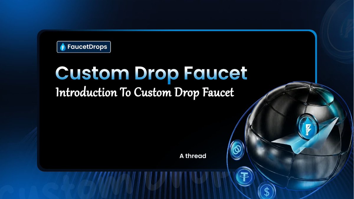 FaucetDrops 💧 tweet media